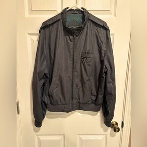 Members Only Vintage Men's Racer Jacket size 44 gray